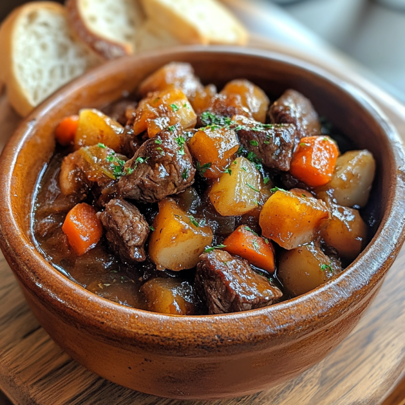 Honey Garlic Beef Stew