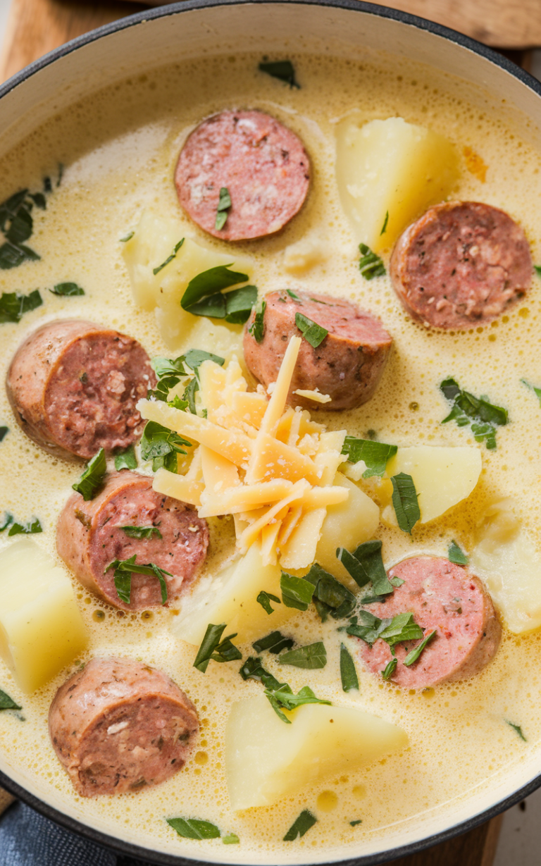 One-Pot Creamy Sausage and Potato Soup