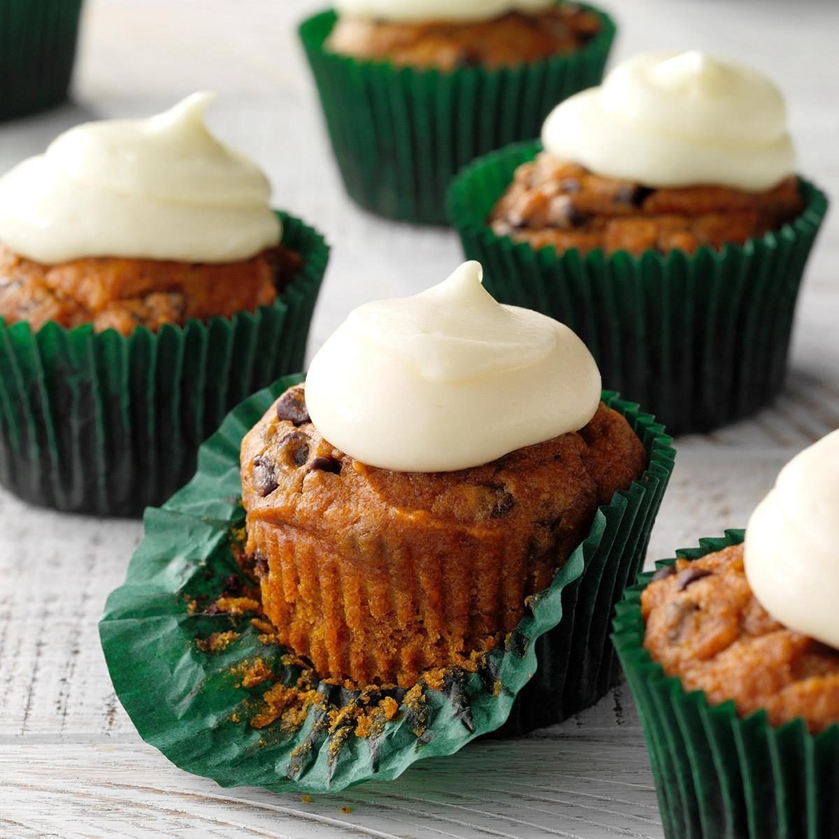 Pumpkin Chip Cupcakes