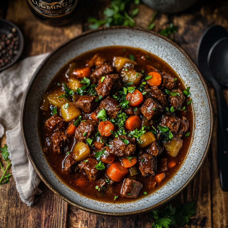 Slow Cooker Guinness Beef Stew