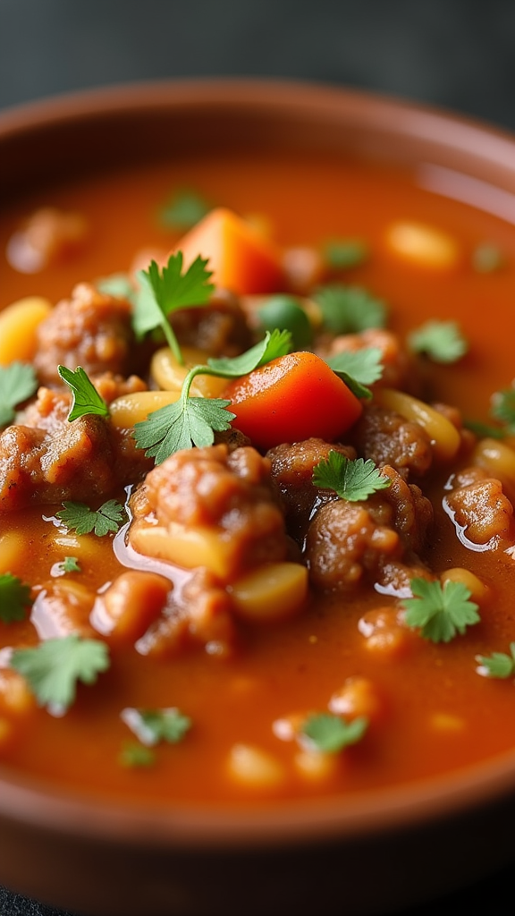 Hearty Tex-Mex Hamburger Soup