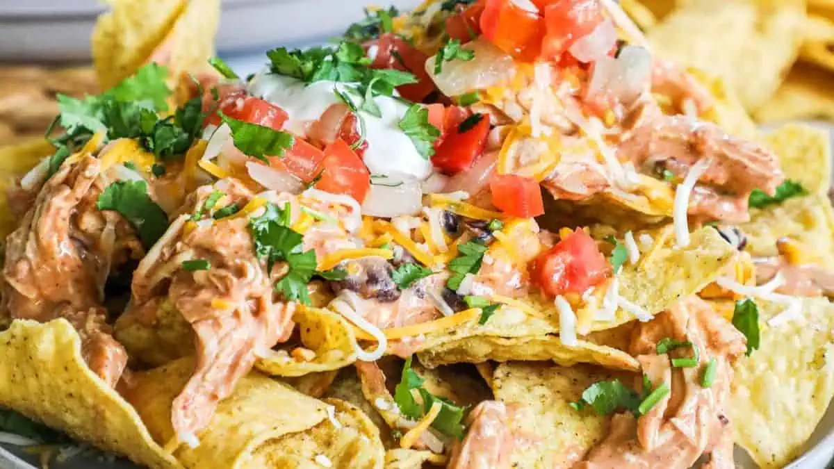 Crockpot Chicken Nachos