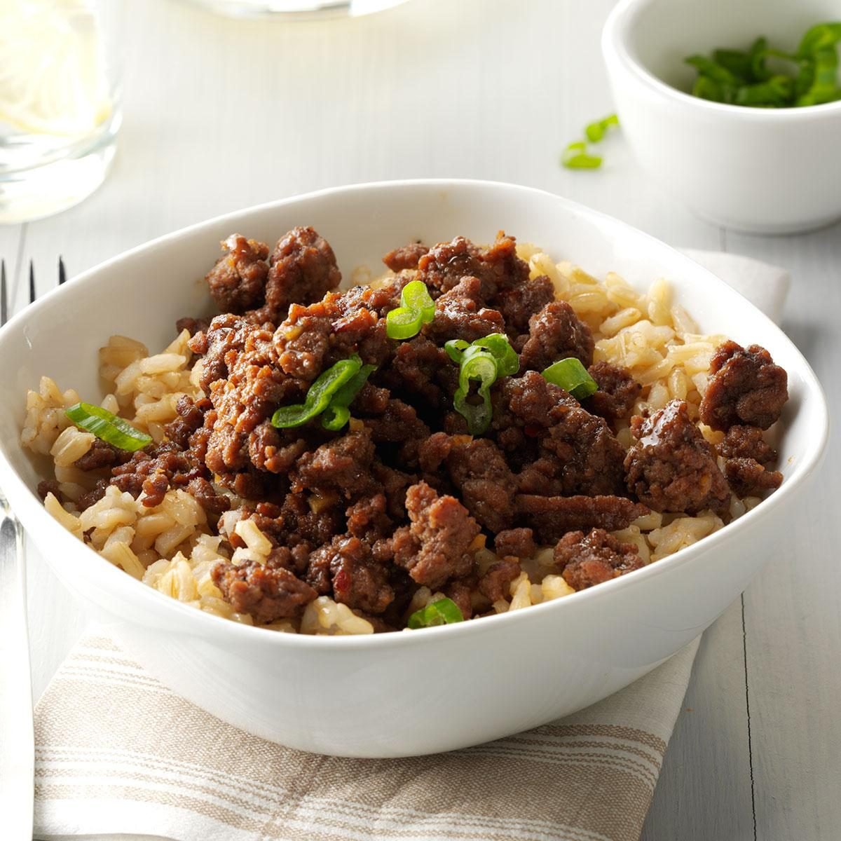 Korean Beef Rice Bowl