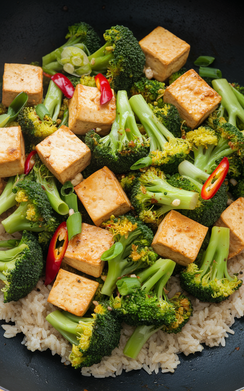 Anti-Inflammatory Tofu and Broccoli Stir-Fry