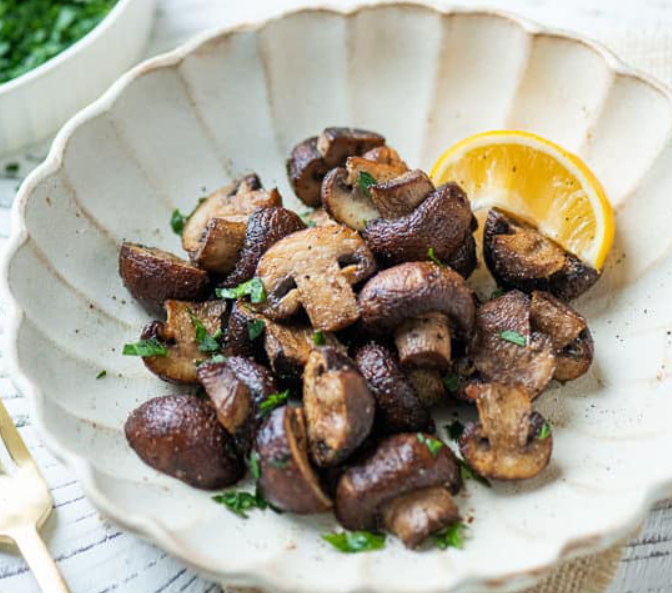 Classic Air Fryer Mushrooms