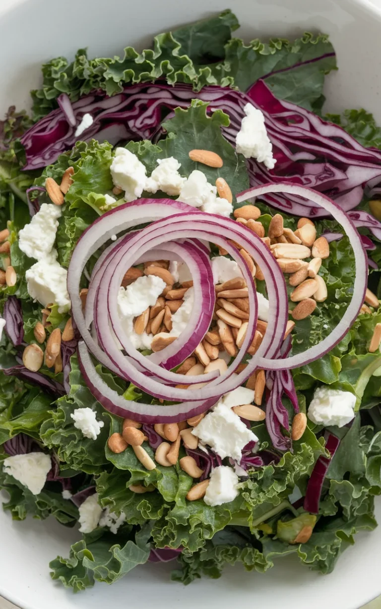 Mediterranean Kale and Almond Salad