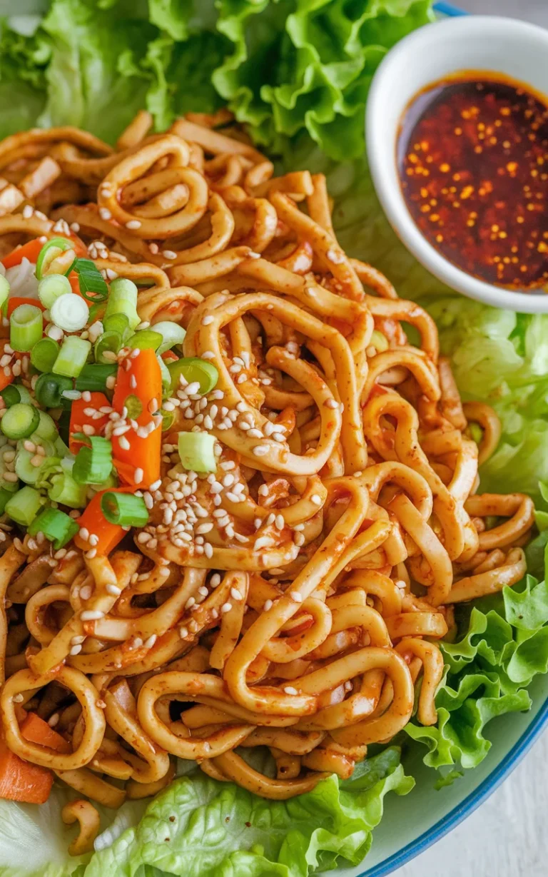 Cholesterol Lowering Spicy Tofu Noodle Salad