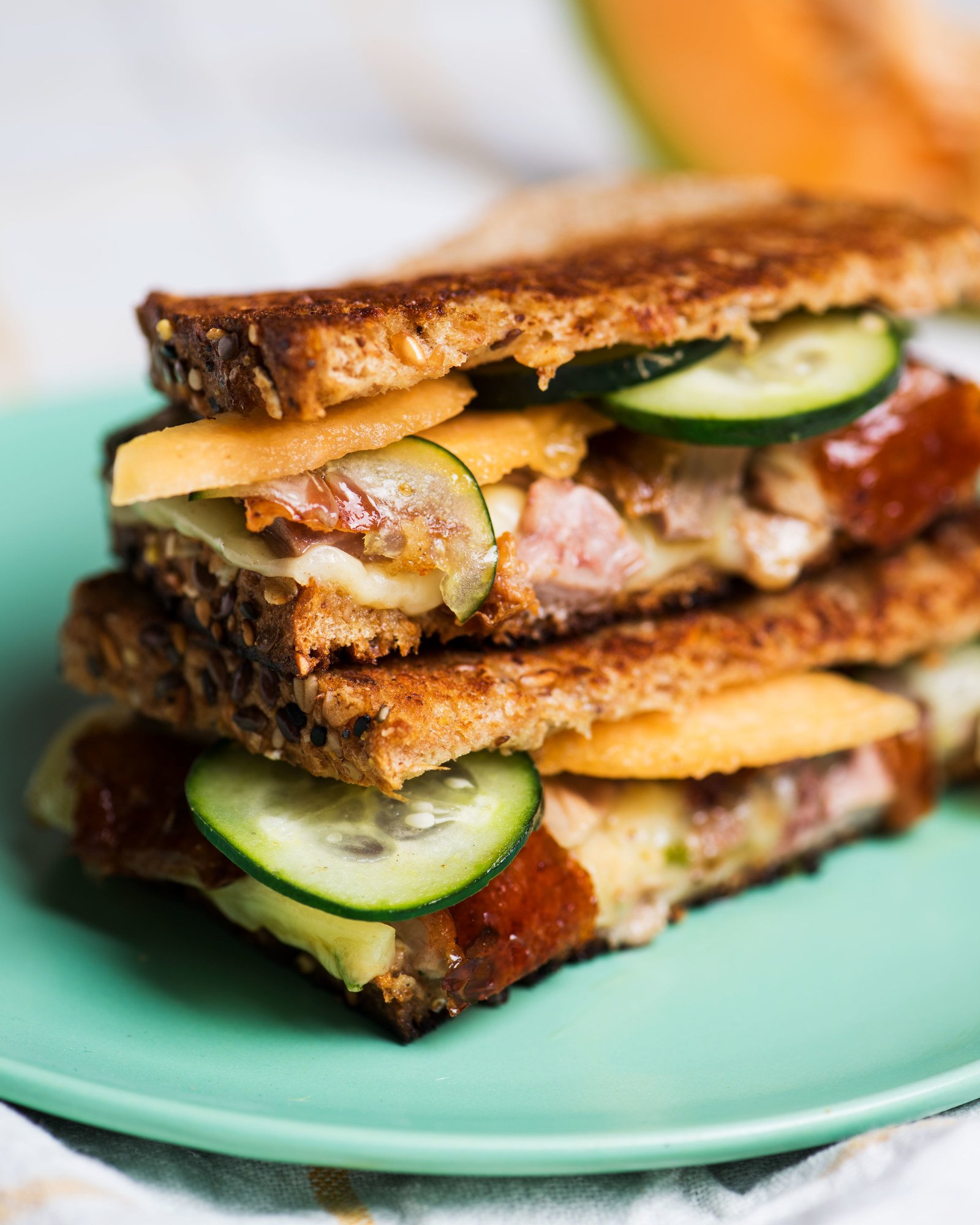 Peking Duck Grilled Cheese