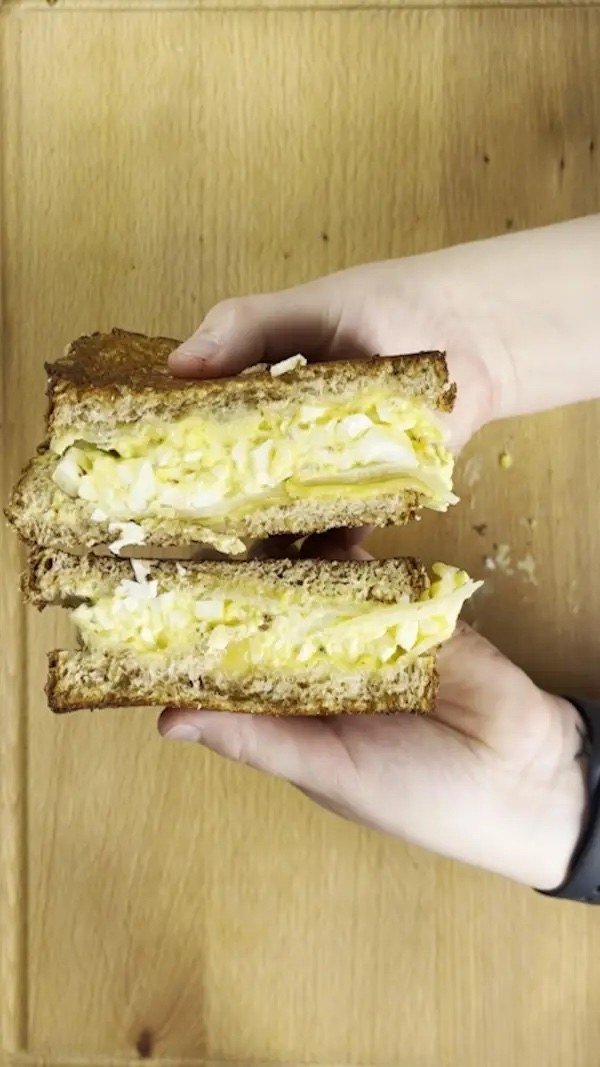 Egg Salad Grilled Cheese Sandwich