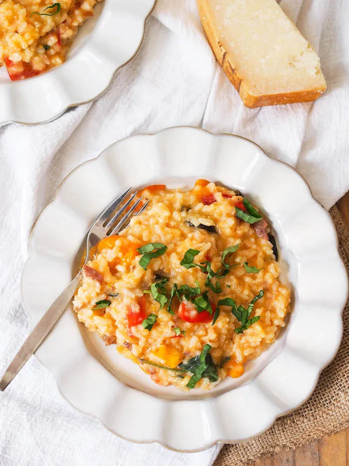 Tomato Basil Risotto