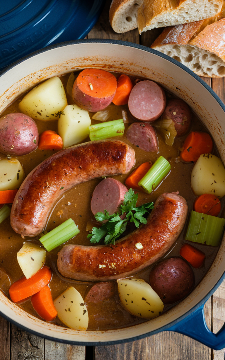 One-Pot Hearty Sausage and Vegetable Stew