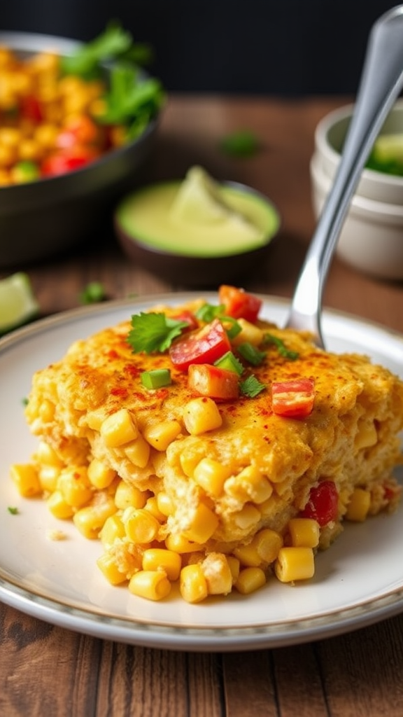 Easy Mexican Street Corn Casserole Recipe