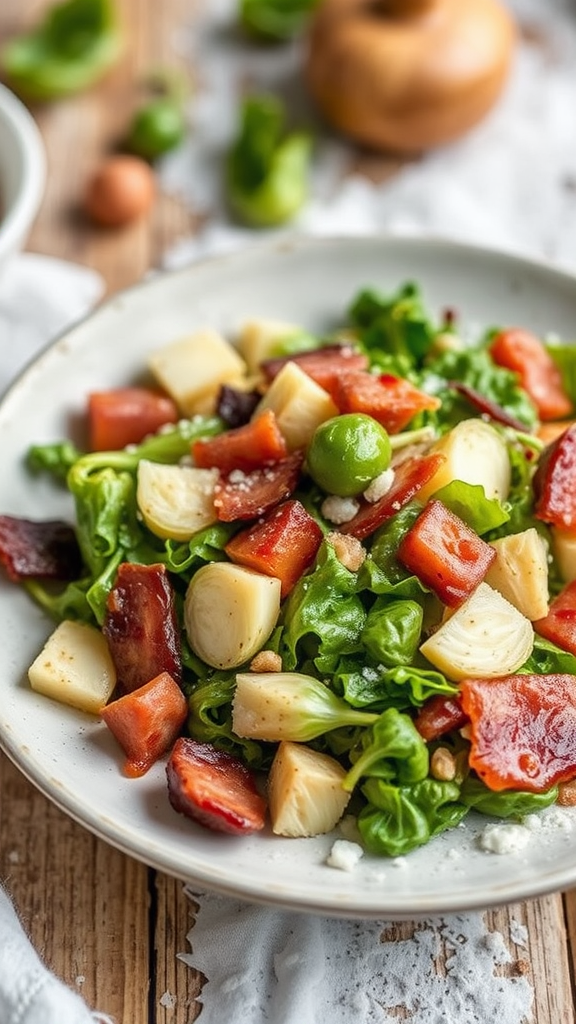 Sprout and Bacon Winter Salad