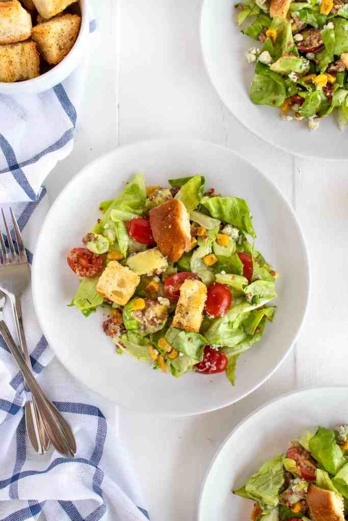 BLT Chopped Italian Salad Recipe - The Baker Mama