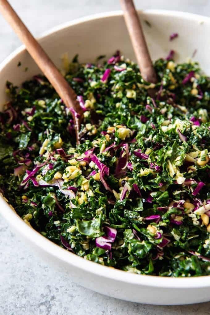 Chopped Kale Salad - House of Nash Eats