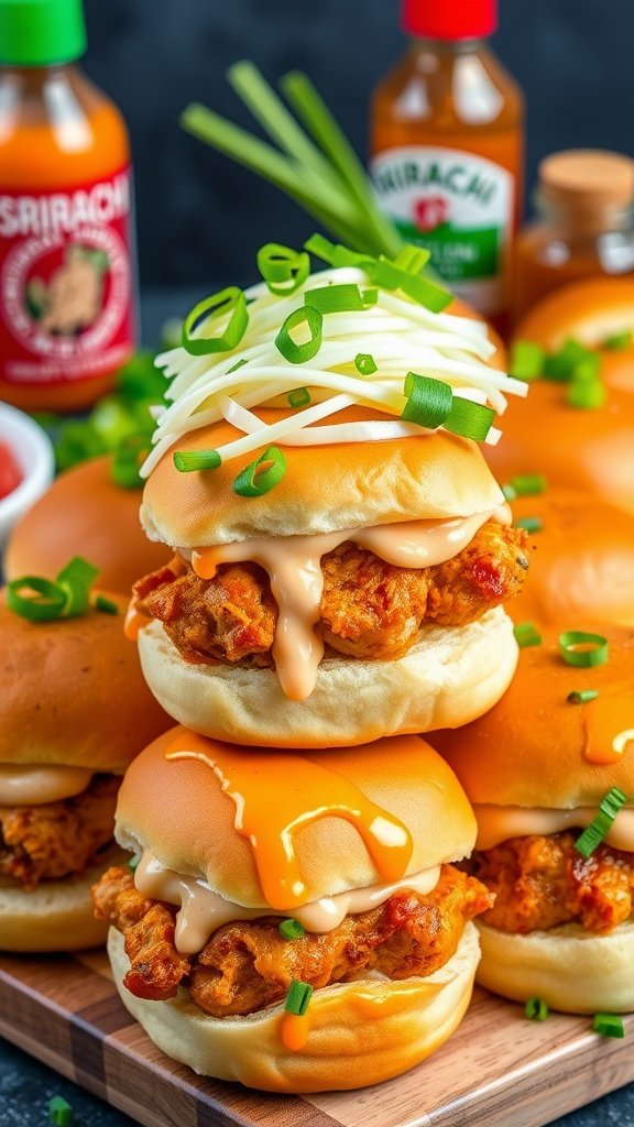 Spicy Bang Bang Chicken Sliders Recipe