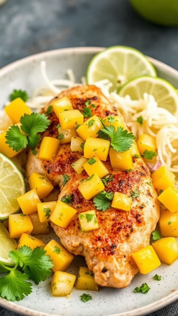 Zesty Lime Chicken with Mango Salsa