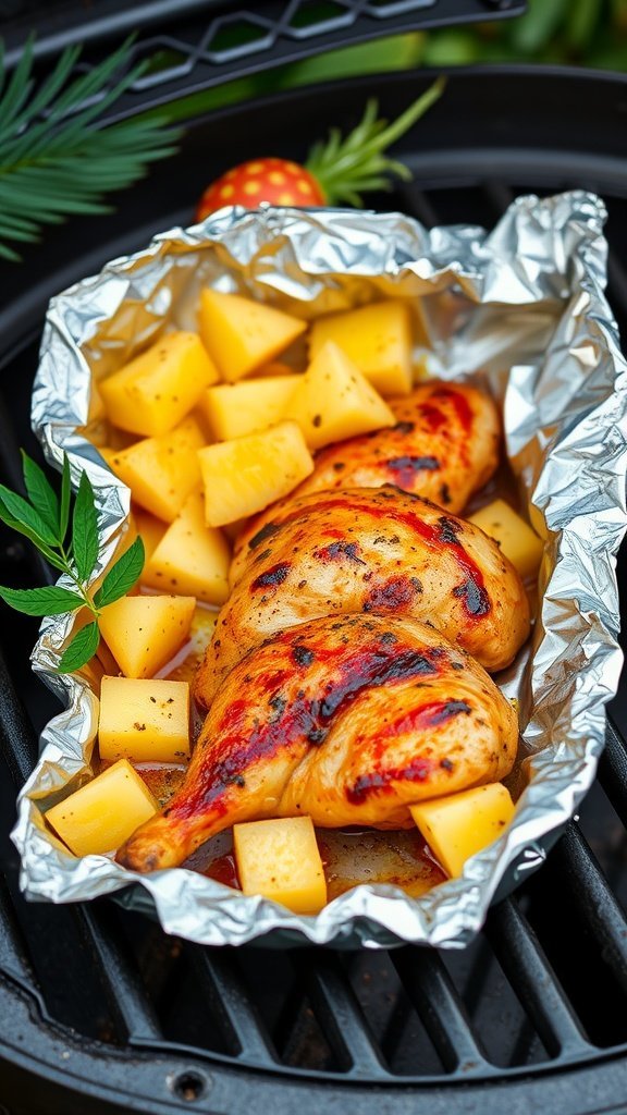 Sweet Pineapple Chicken Delight recipe with chicken and pineapple