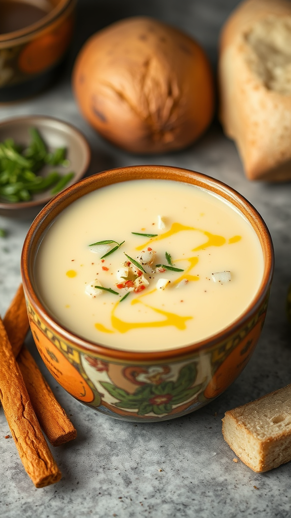 Velvety Crab and Potato Bisque Soup