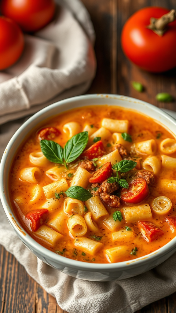 Cozy Italian Pasta Fagioli Soup