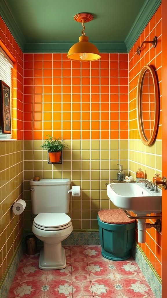 25 Retro Inspired Bathroom Remodel Ideas from the 70s