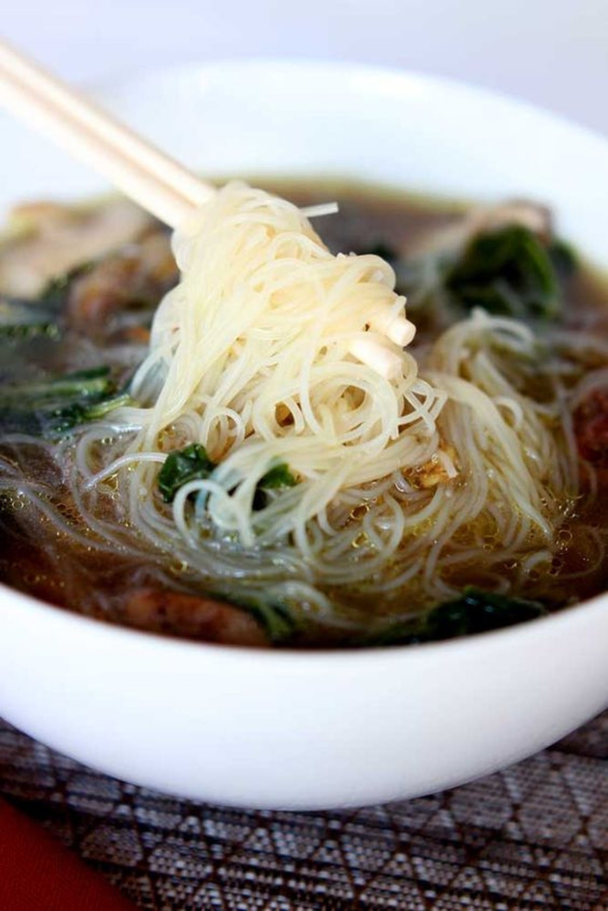 Chinese Noodle Soup With Chicken