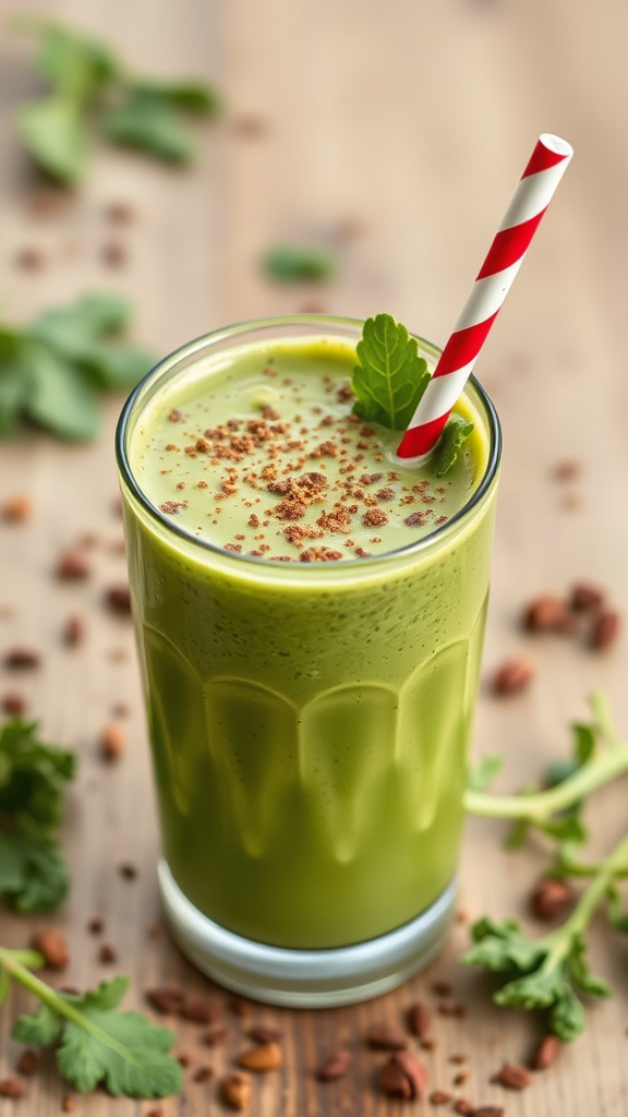 Anti-Inflammatory Matcha and Kale Smoothie