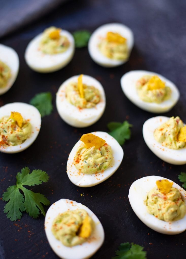 Guacamole Deviled Eggs