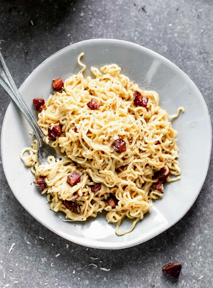 Ramen Carbonara by Cooking for Keeps