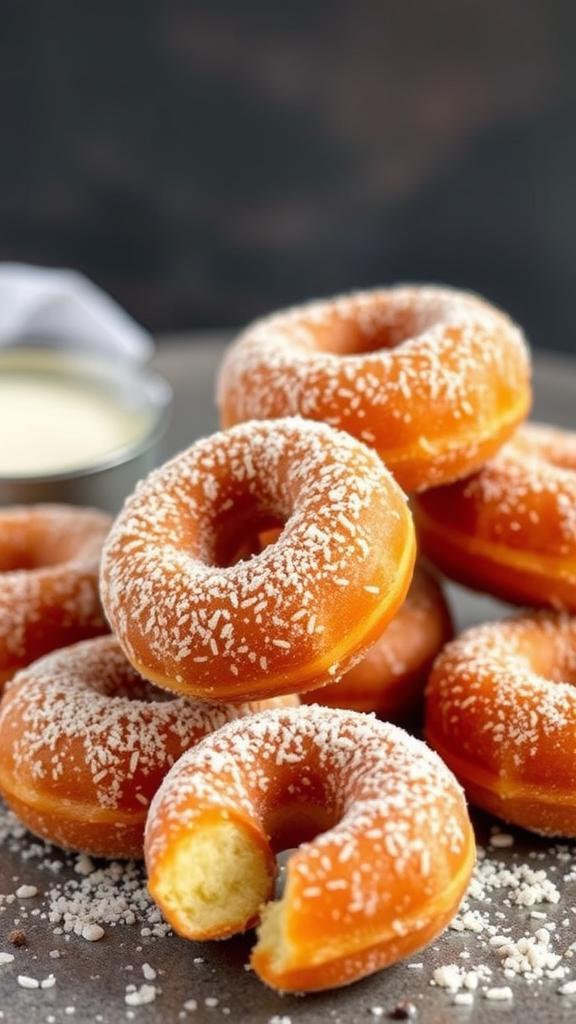 Sweet Air Fryer Churro Donut Holes