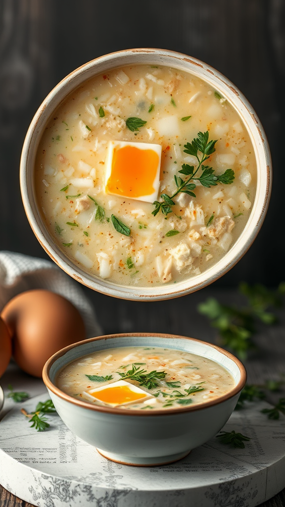 Traditional Italian Egg Drop Soup