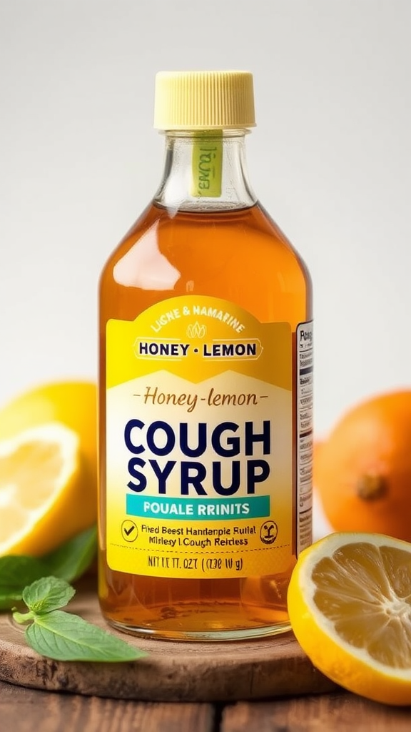 Homemade Honey-Lemon Cough Syrup