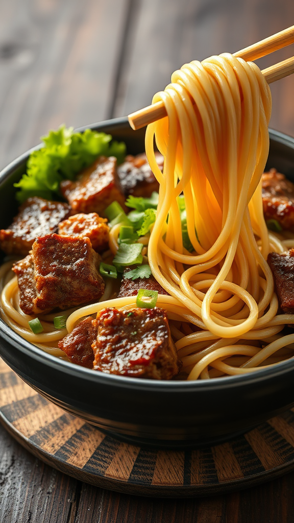 Yummy Korean Bulgogi with Soba Noodles