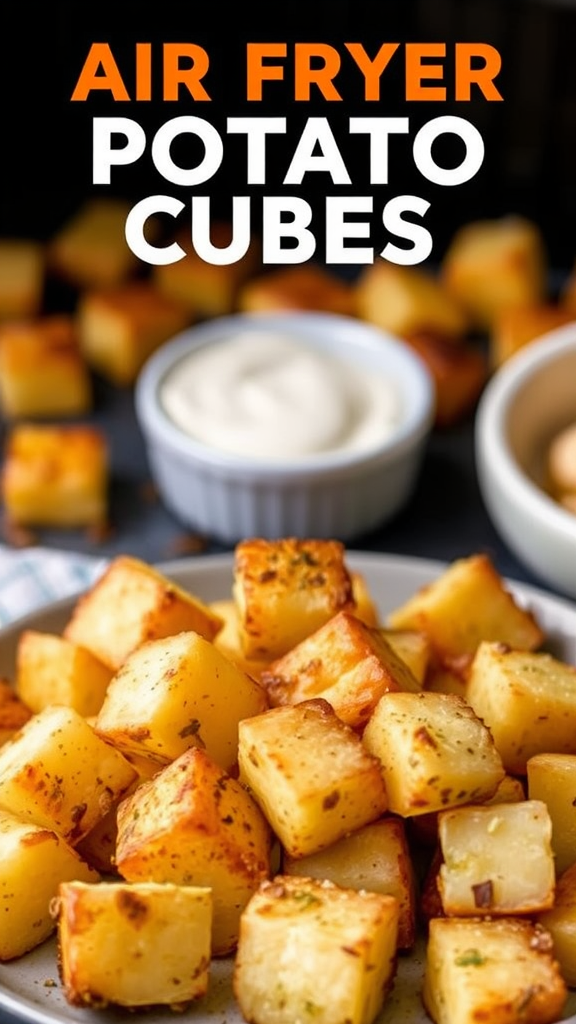 Perfect Air Fryer Potato Cubes