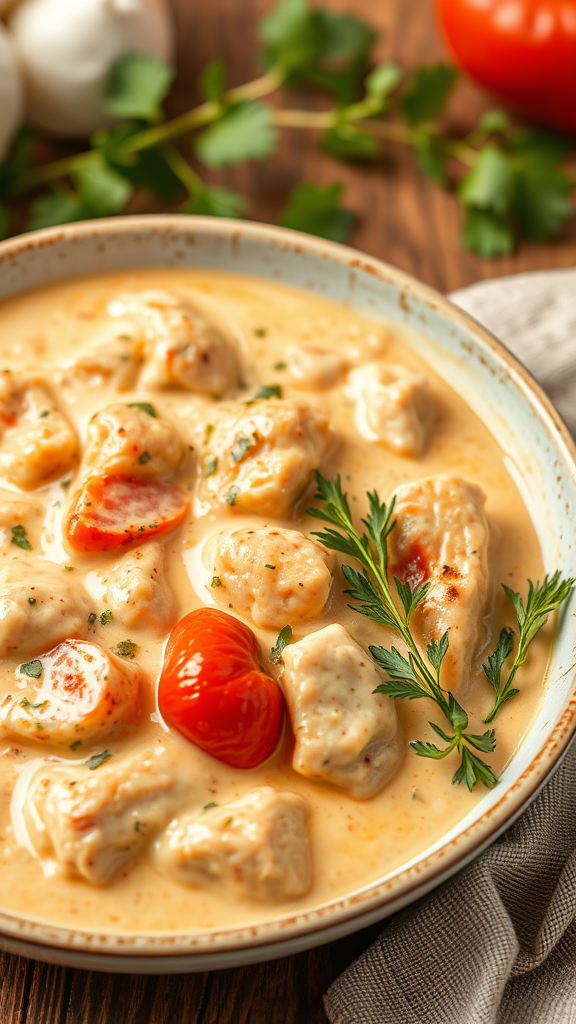 Authentic Creamy Chicken Paprikash