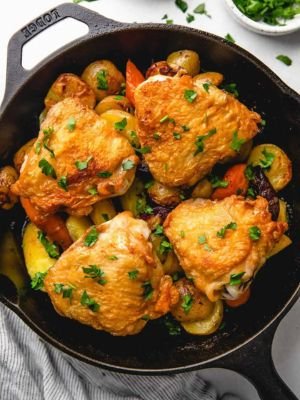 Cast Iron Chicken Thighs