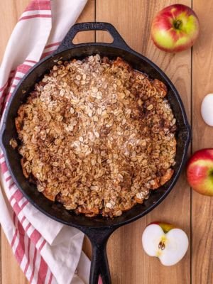 Apple Crisp in a Skillet