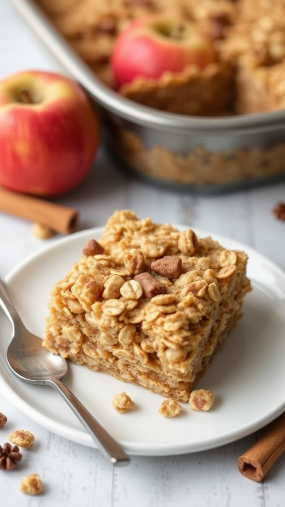 Grandma’s Apple Cinnamon Baked Oats