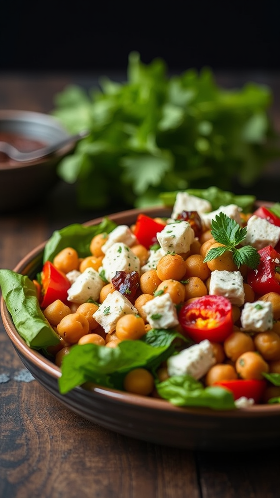 10 Zesty Mediterranean Chickpea Salads