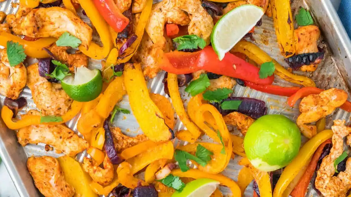 Sheet Pan Chicken Fajitas