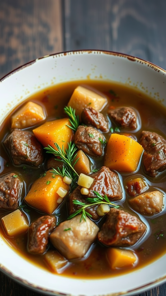 Hearty Beef and Barley Stew