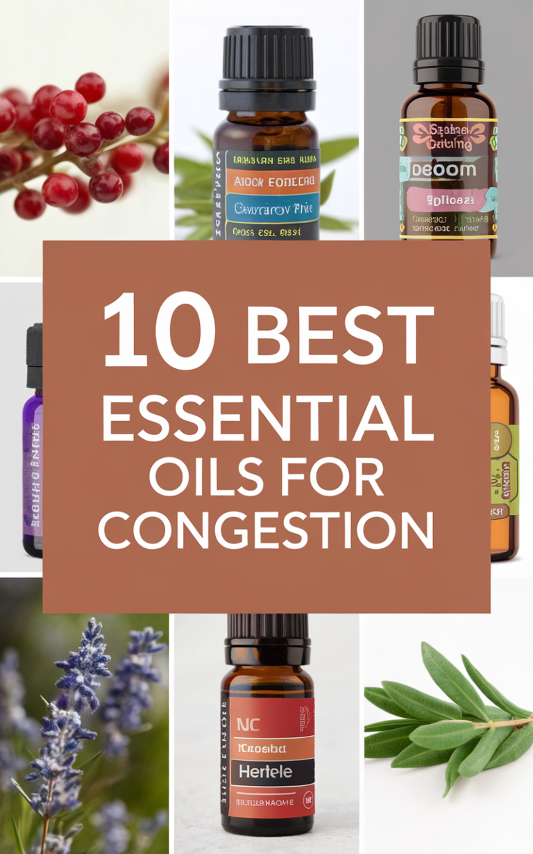 10 Best Essential Oils for Congestion