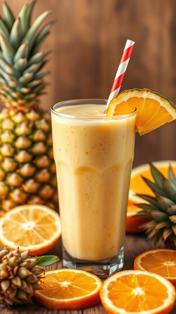 Anti-Inflammatory Pineapple and Orange Smoothie