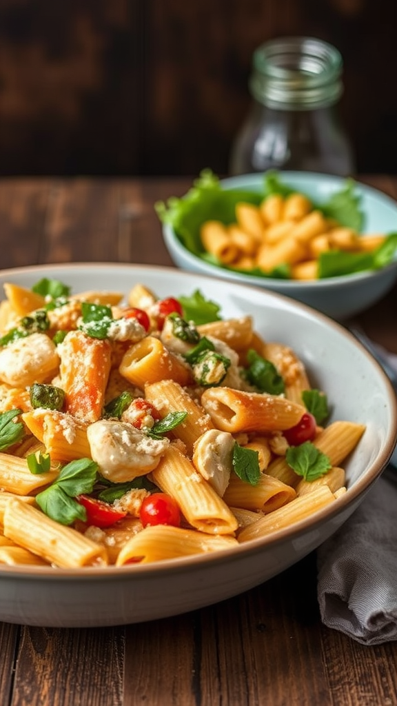 Creamy Buffalo Chicken Pasta Salad