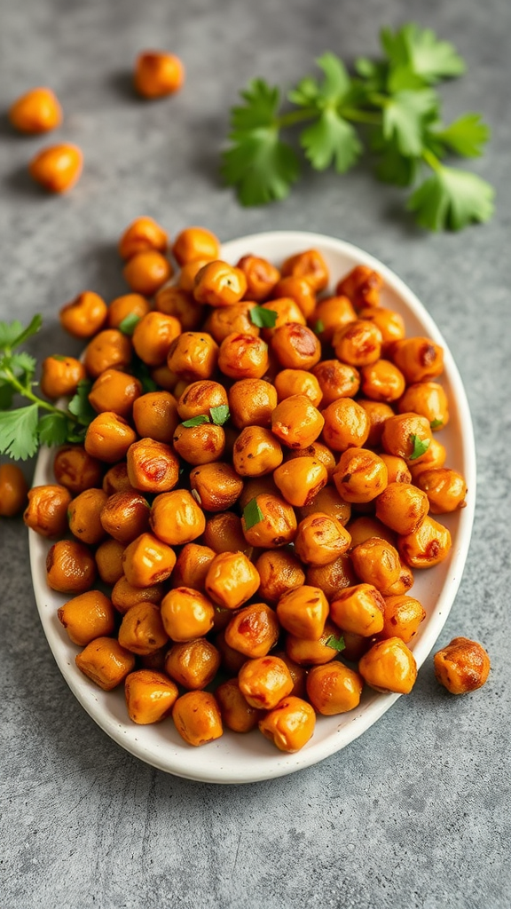 10 Crispy Air Fried Chickpea Snacks