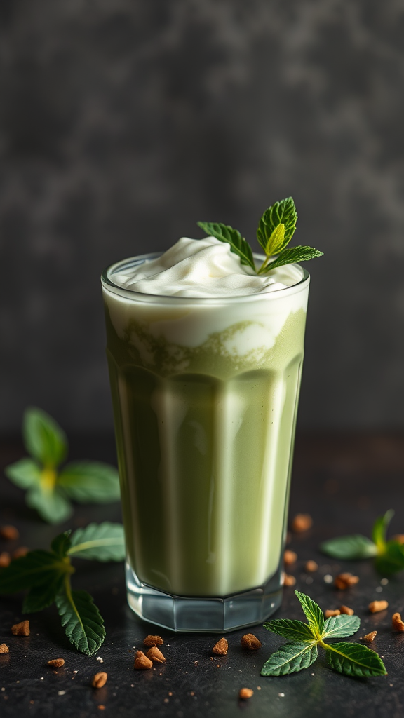 Strawberry Matcha Iced Latte