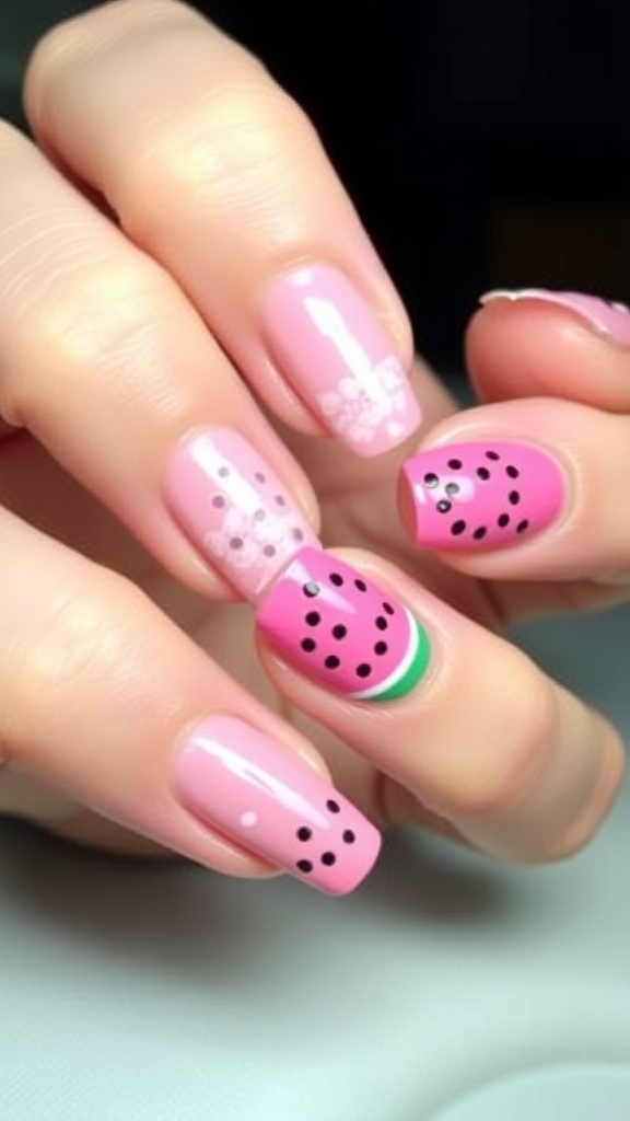 15 Cute Fruit Summer Nails