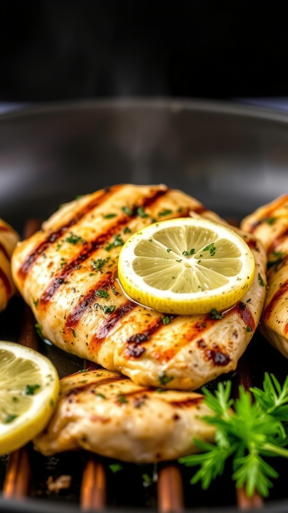 Grilled Lemon Herb Chicken