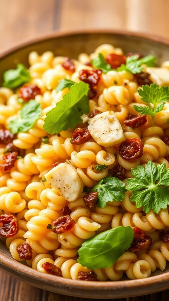 Easy Sun Dried Tomato Pasta Salad