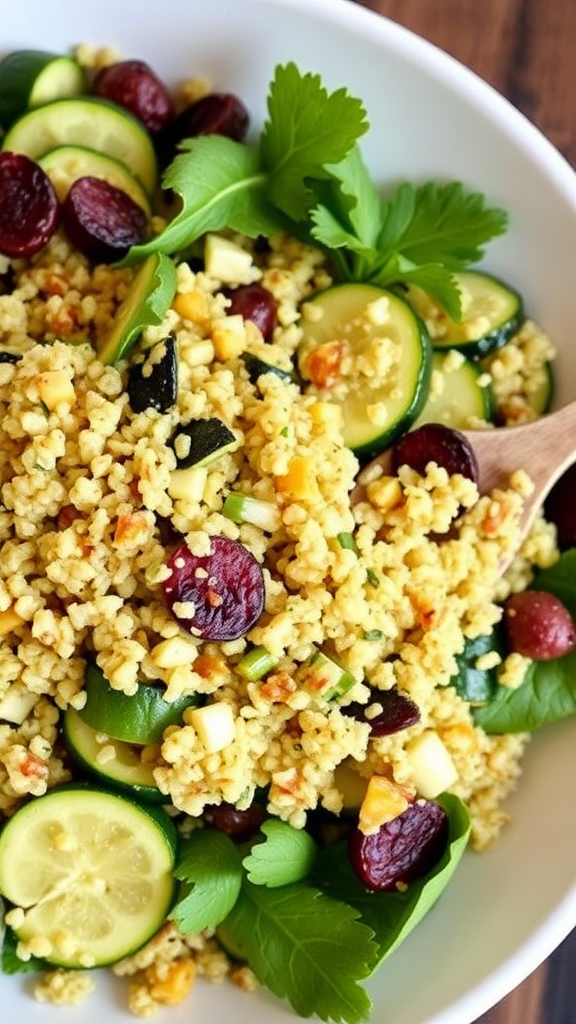 Roasted Zucchini and Quinoa Salad